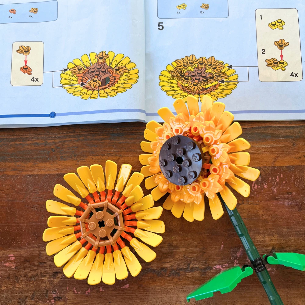 Rachel Fletcher Speech Pathology - Building a Lego sunflower Building a Lego sunflower gallery photo 2